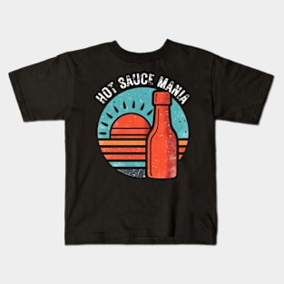 Hot sauce vintage sunset Kids T-Shirt